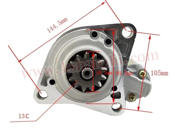 Forklift Parts M2T54571 Motor Starter 12V/2.7KW For Mazda. HA Series, 100% Premium best