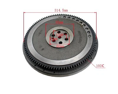 Motor diesel QD32/1F2 Ansamblu volantă cu roată inelară (12310-NA00C/12310-NA00A)